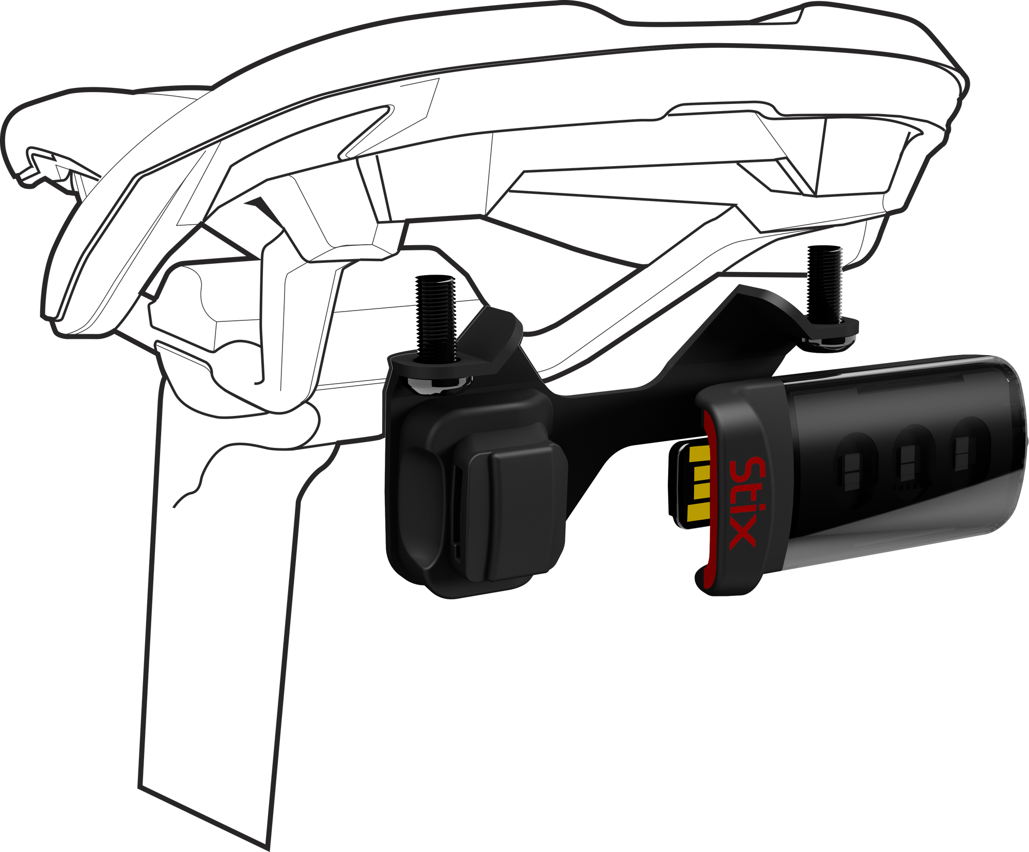 Specialized Stix Saddle Mount - Black