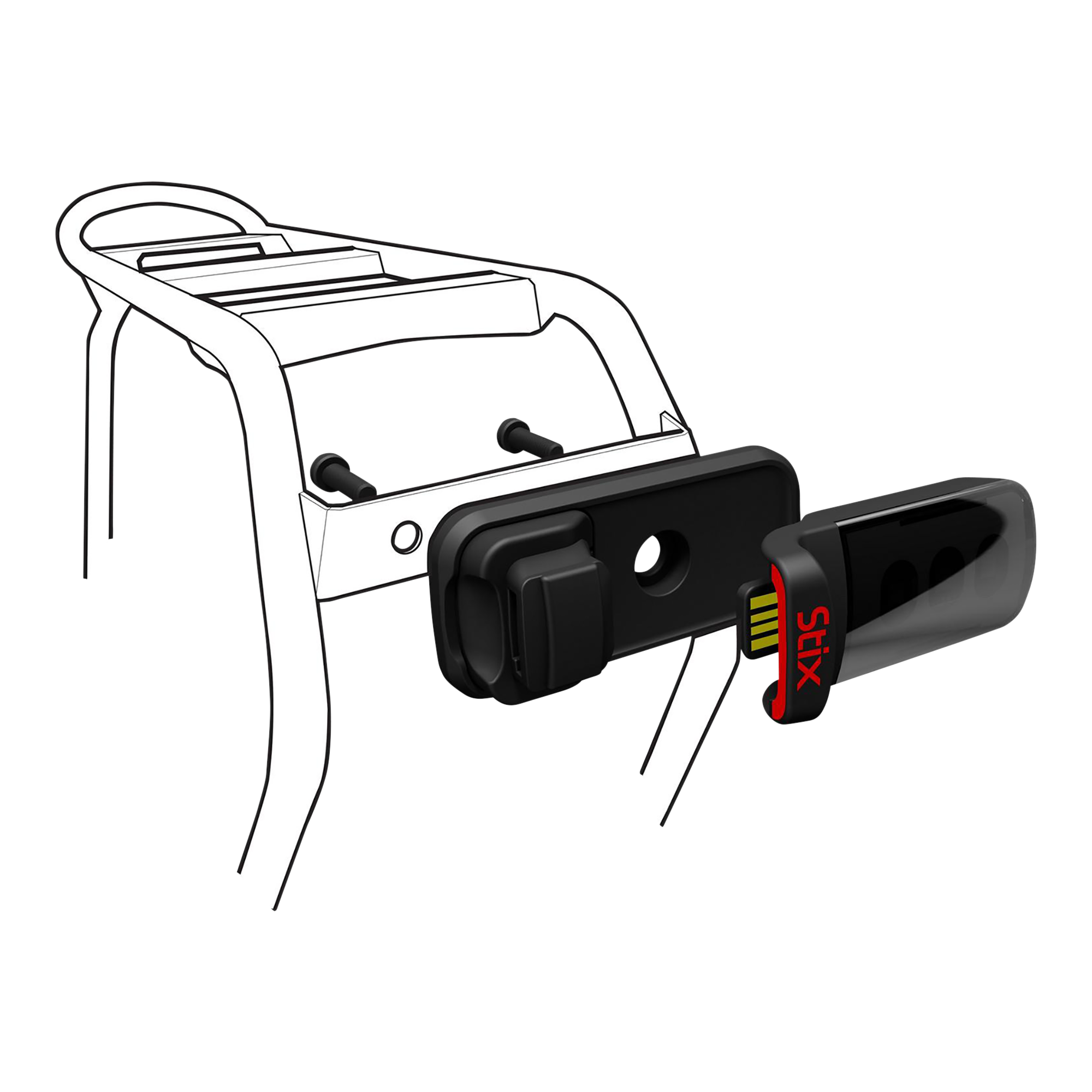 Specialized Stix Reflector Mount - Black