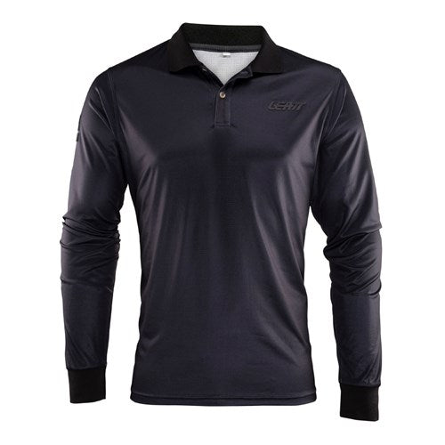 Leatt Team Long Polo Shirt - Graphene