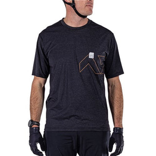 Leatt  Mountain Bike Trail 1.0 X-Flow Jersey - Black