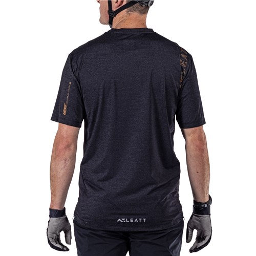 Leatt  Mountain Bike Trail 1.0 X-Flow Jersey - Black