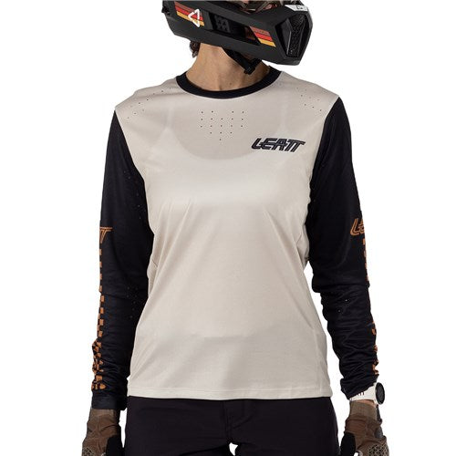 Leatt MTB Enduro 4.0 Women Jersey - Cream