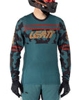 Leatt MTB Gravity 4.0 Jersey - Teal