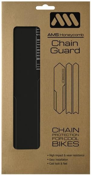 ALL MOUNTAIN STYLE AMS CHAIN GUARD BLACK / SILVER Bicycle Fr