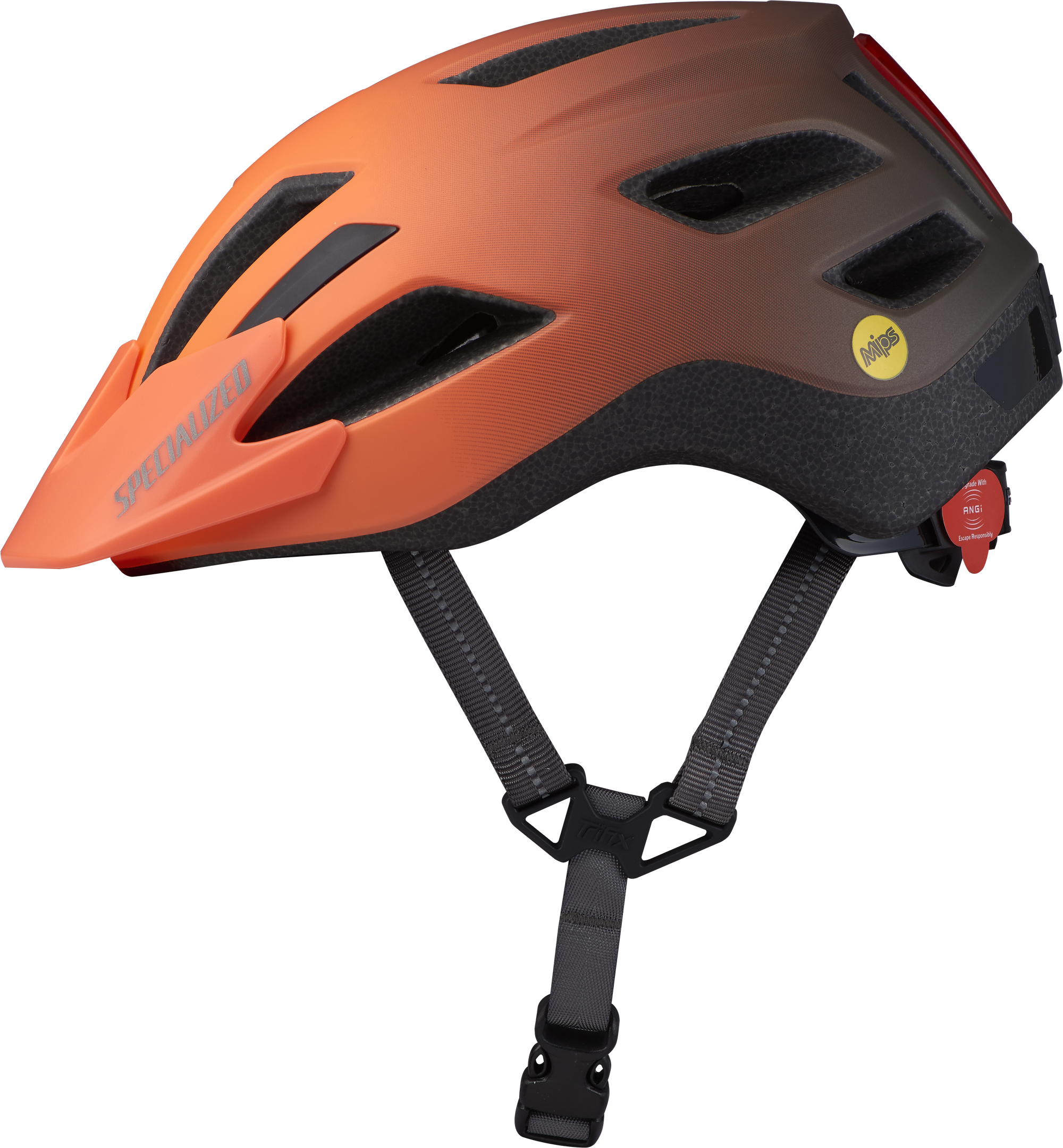 Specialized Shuffle Child LED Standard Buckle - Satin Blaze/Smoke Fade