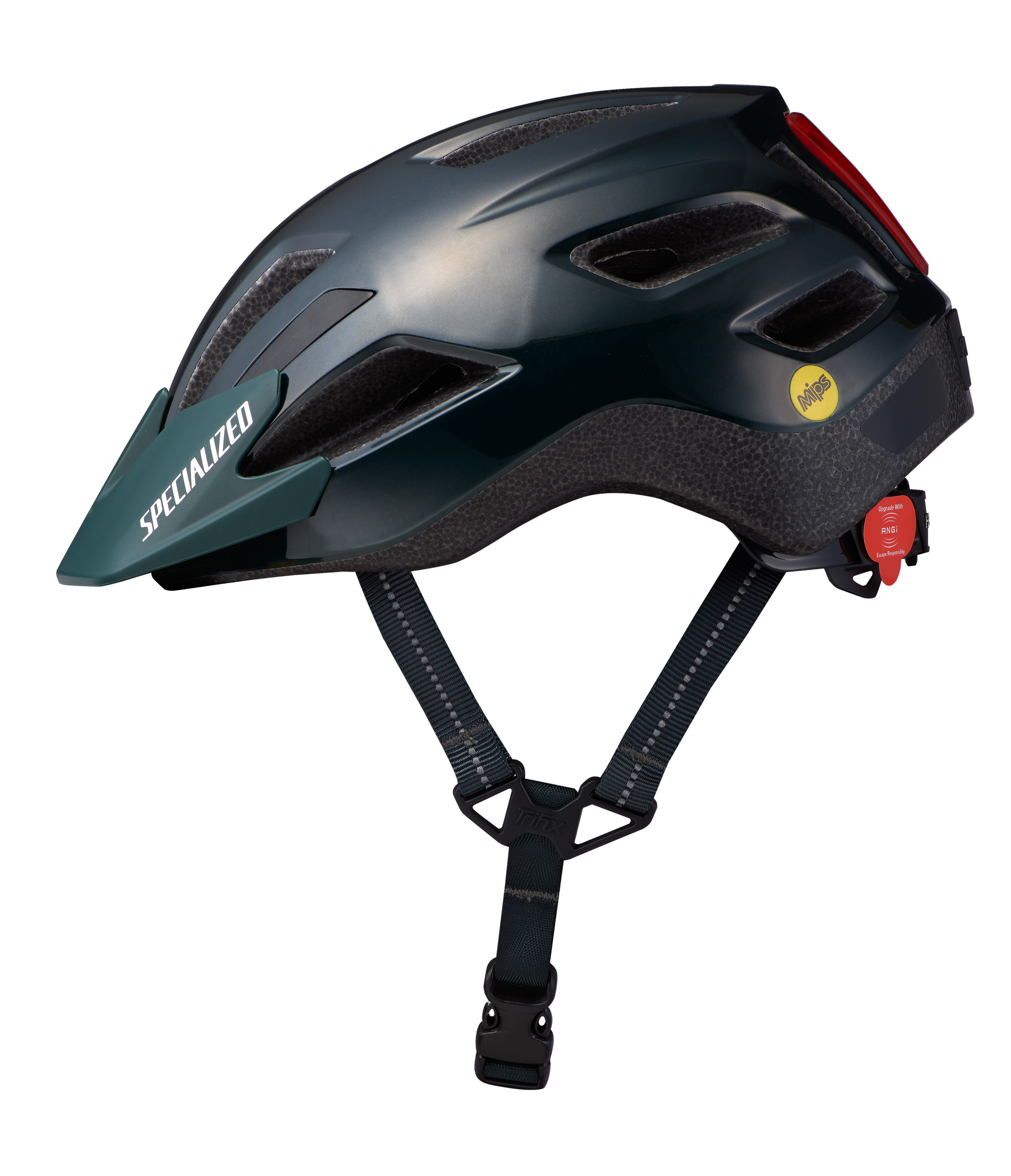 Specialized Shuffle Child LED Standard Buckle - Gloss Forest Green/Oasis