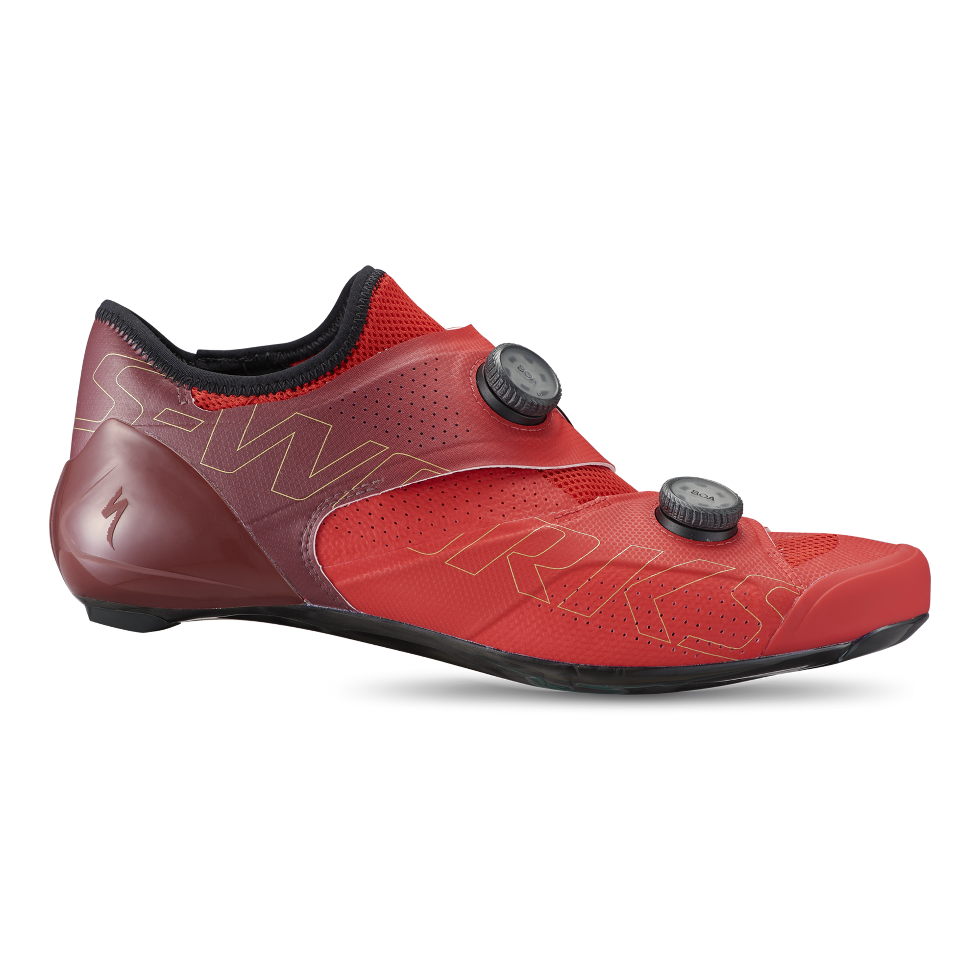 Specialized S-Works Ares Road Shoes - Flo Red/Maroon