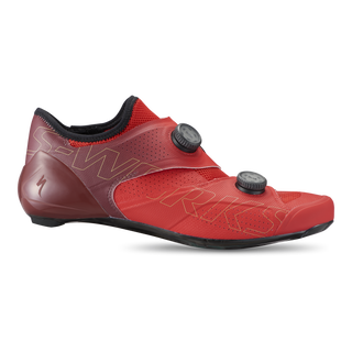 Specialized S-Works Ares Road Shoes - Flo Red/Maroon