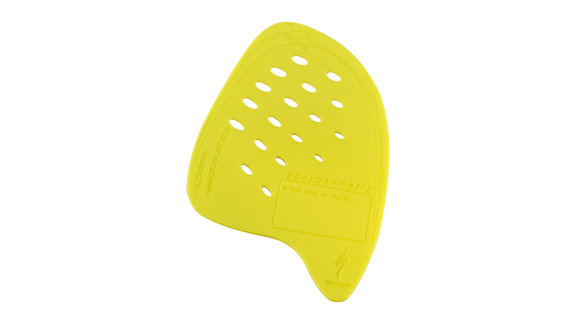 Specialized Body Geometry Internal Wedges Gen 2 - 2 Pack - Yellow/Valgus