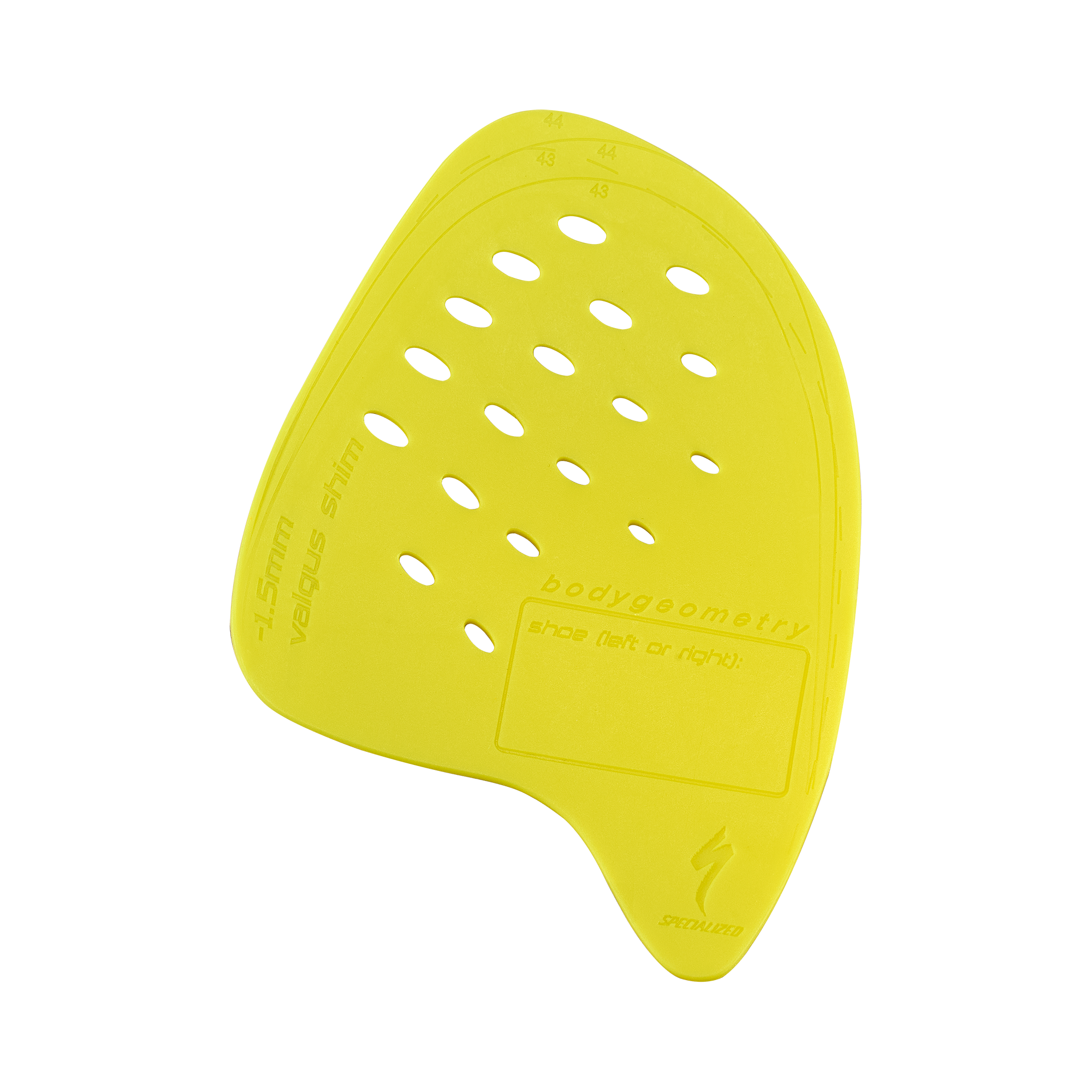 Specialized Body Geometry Internal Wedges Gen 2 - 2 Pack - Yellow/Valgus