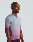 Specialized Men's SL Bicycledelics Jersey - Ice Papaya/Pro Blue