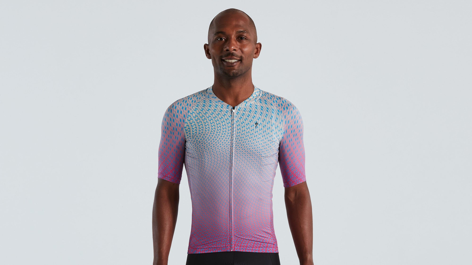 Specialized Men's SL Bicycledelics Jersey - Ice Papaya/Pro Blue