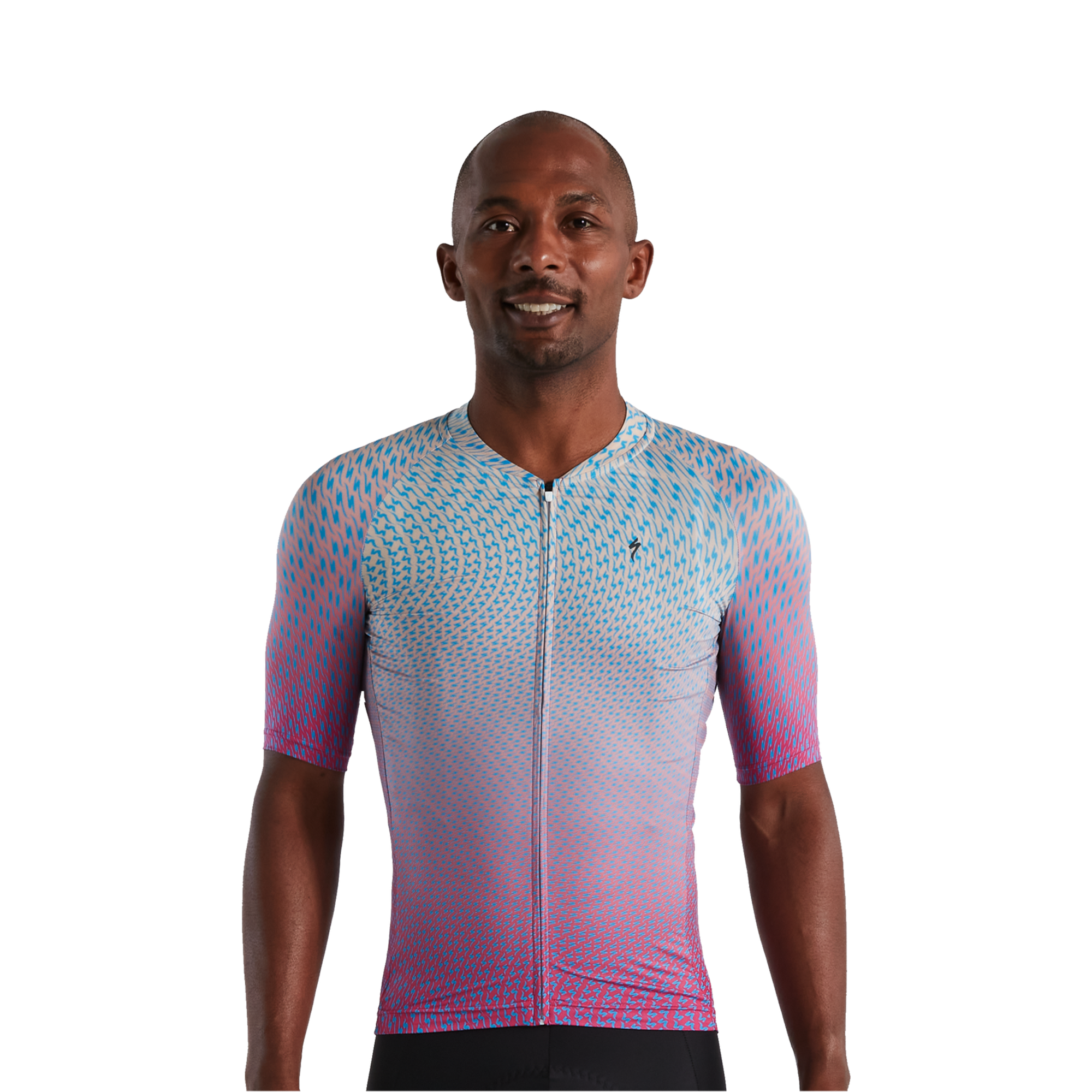 Specialized Men's SL Bicycledelics Jersey - Ice Papaya/Pro Blue