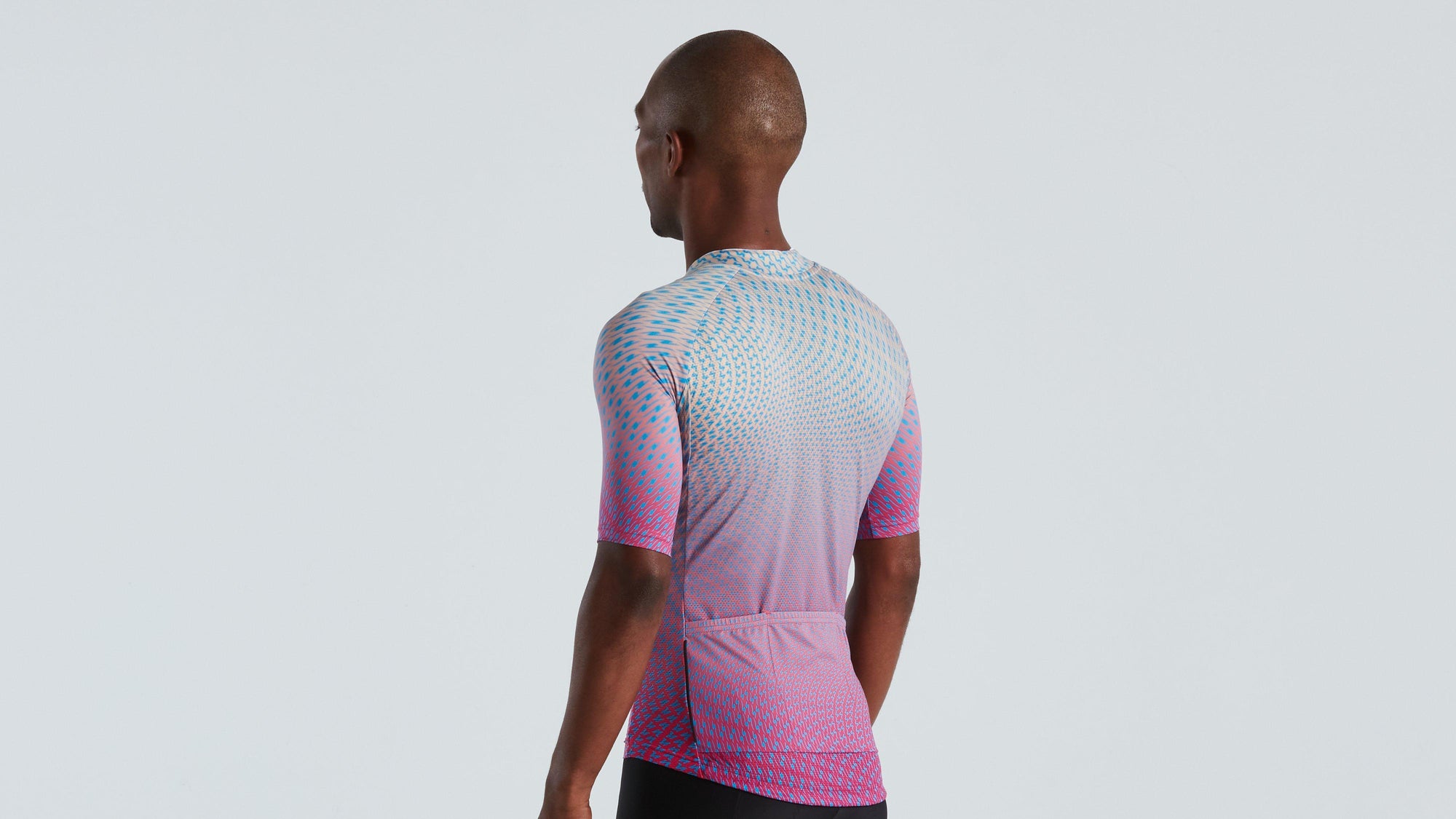 Specialized Men's SL Bicycledelics Jersey - Ice Papaya/Pro Blue