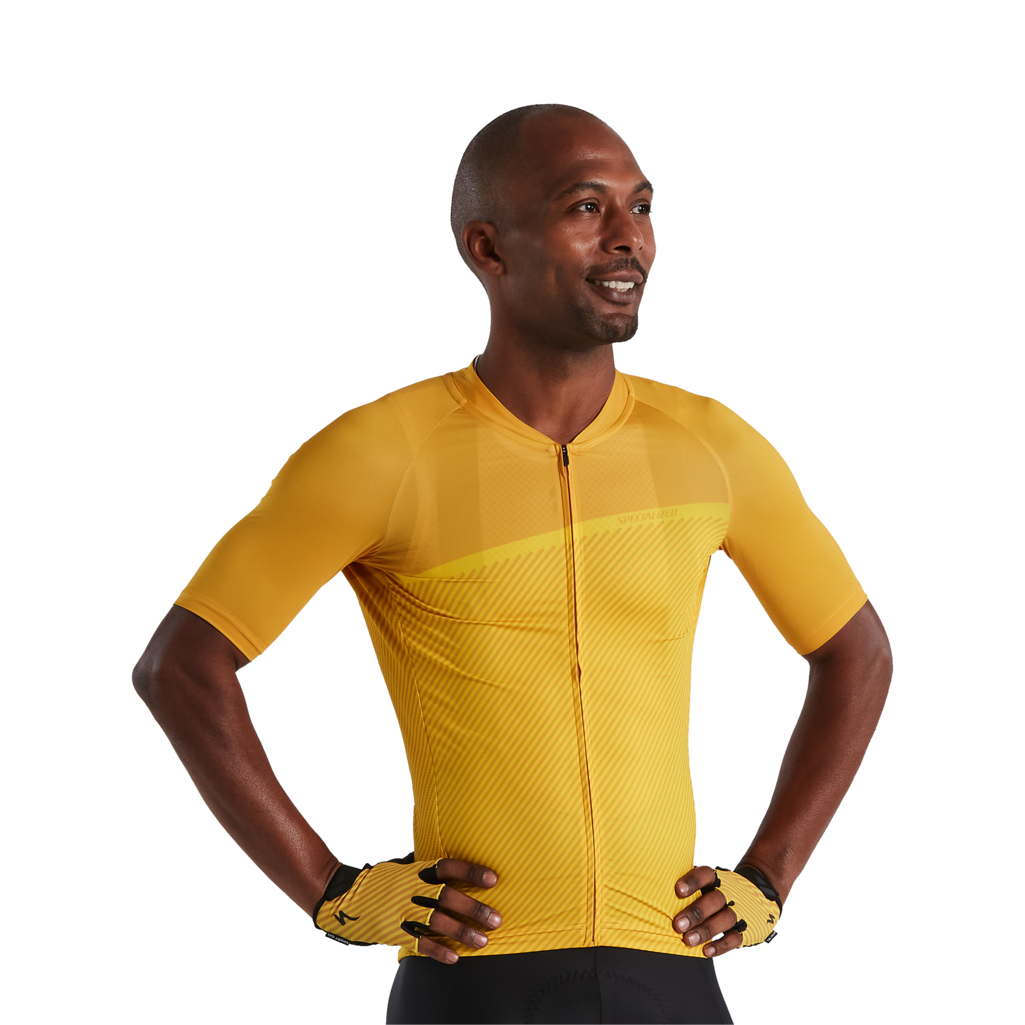 Specialized Men's SL Stripe Jersey - Brassy Yellow