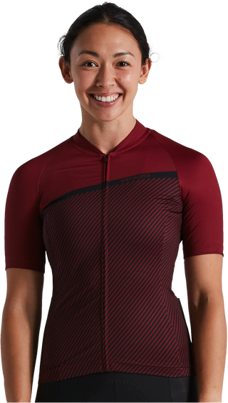 Specialized Women's SL Stripe Jersey - Crimson