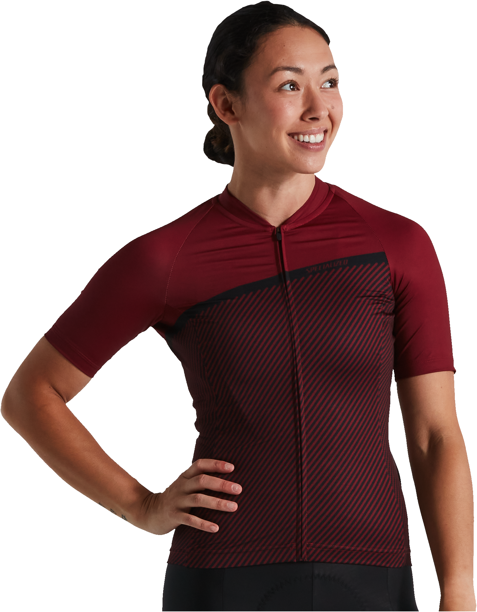 Specialized Women's SL Stripe Jersey - Crimson