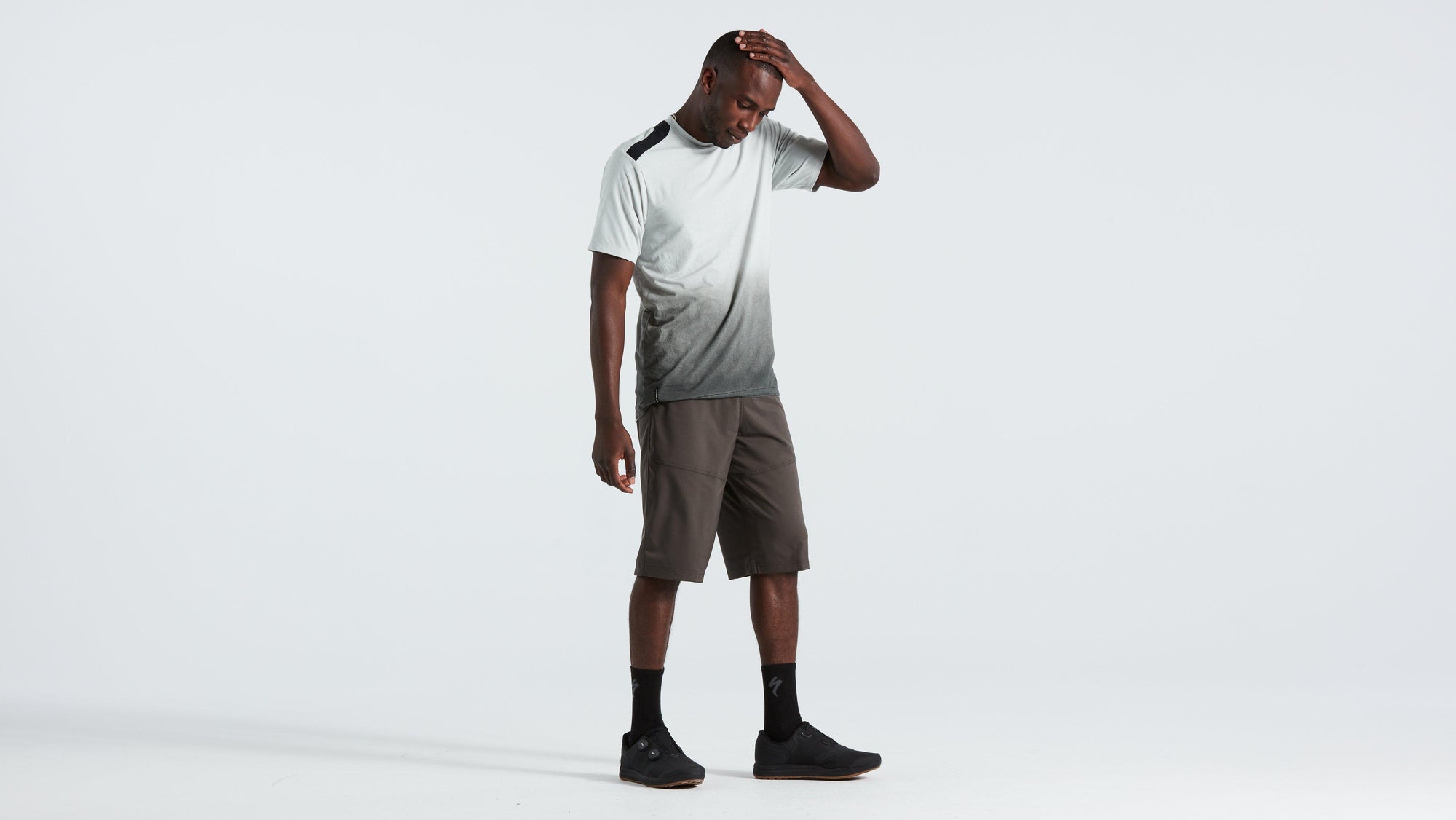 Specialized Men's Trail Short Sleeve Jersey - Dove Grey Spray