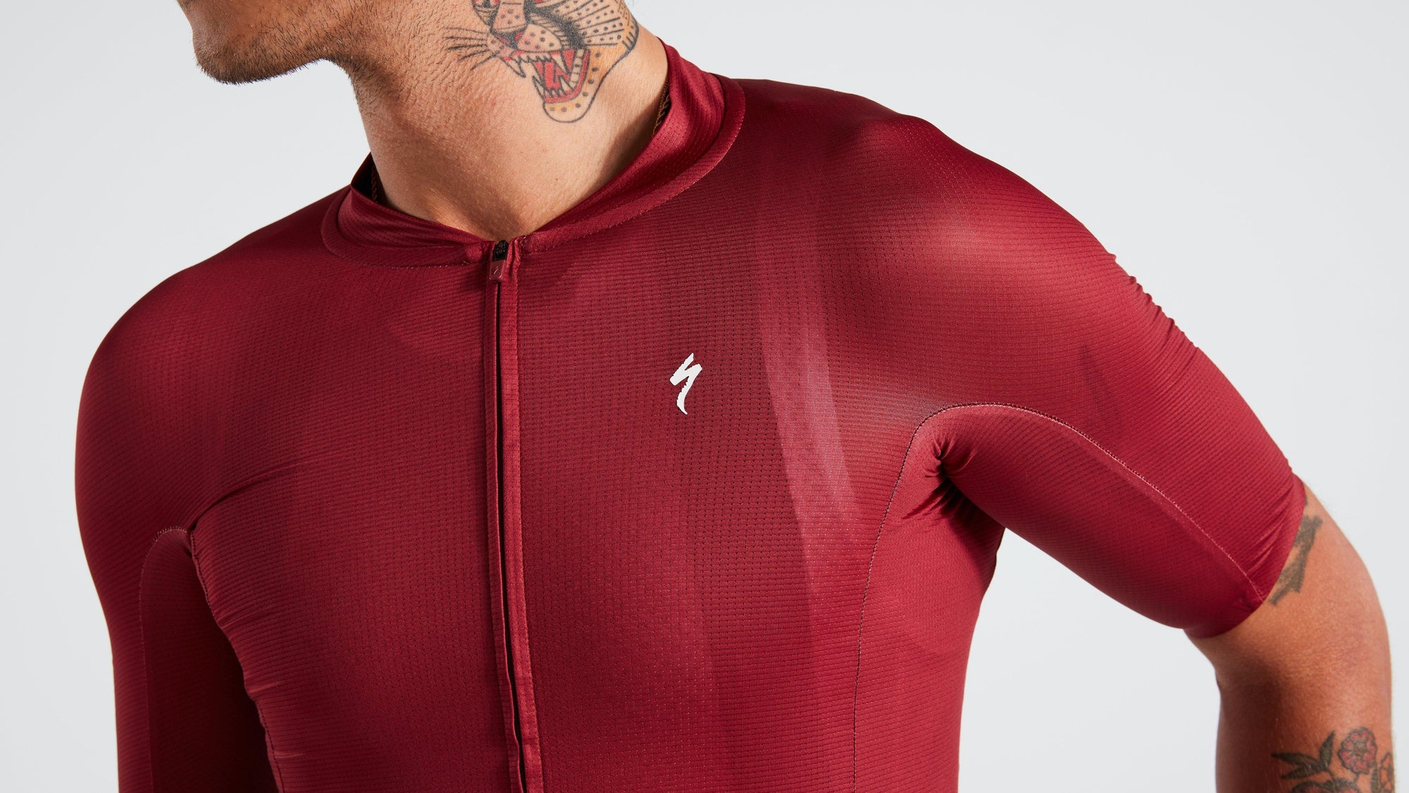 Specialized Men's SL Race Logo Short Sleeve Jersey - Maroon