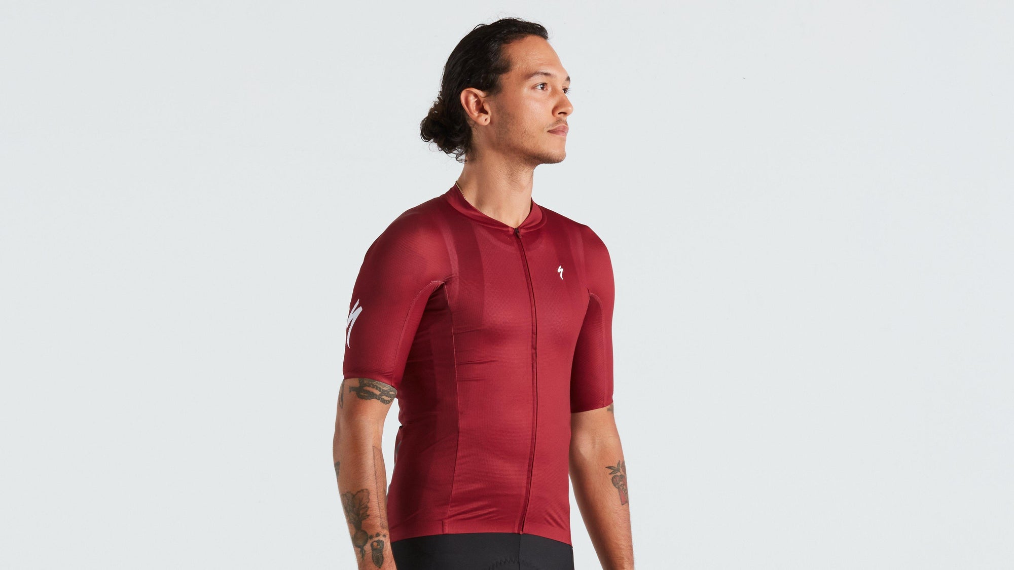 Specialized Men's SL Race Logo Short Sleeve Jersey - Maroon