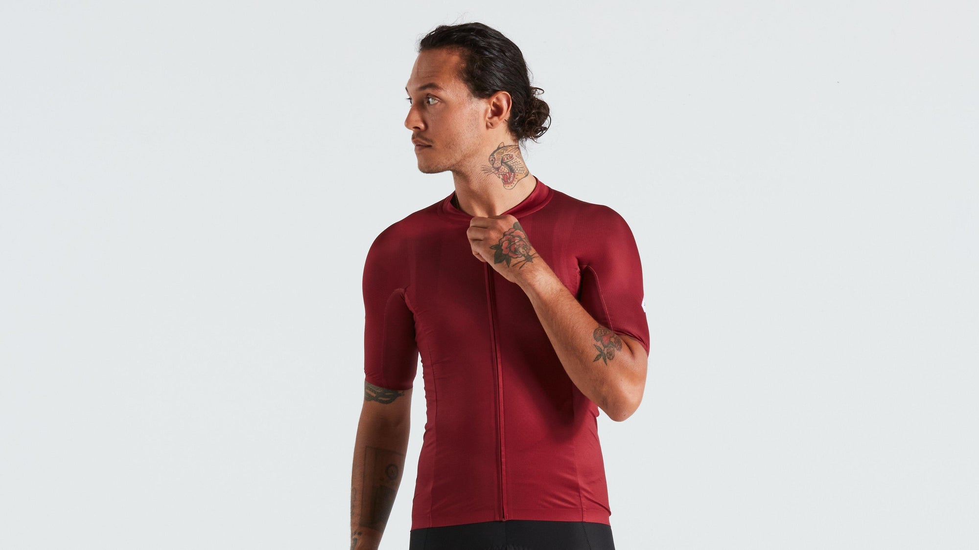 Specialized Men's SL Race Logo Short Sleeve Jersey - Maroon