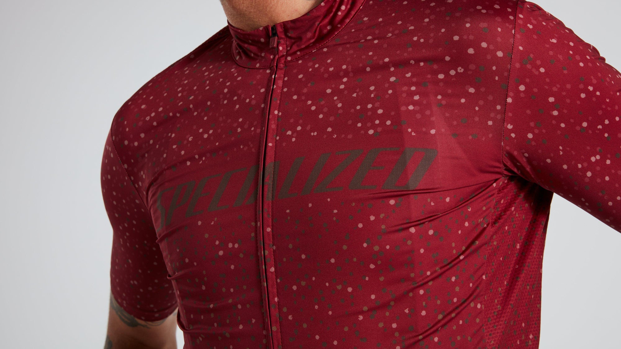 Specialized Men's RBX Logo Short Sleeve Jersey - Maroon