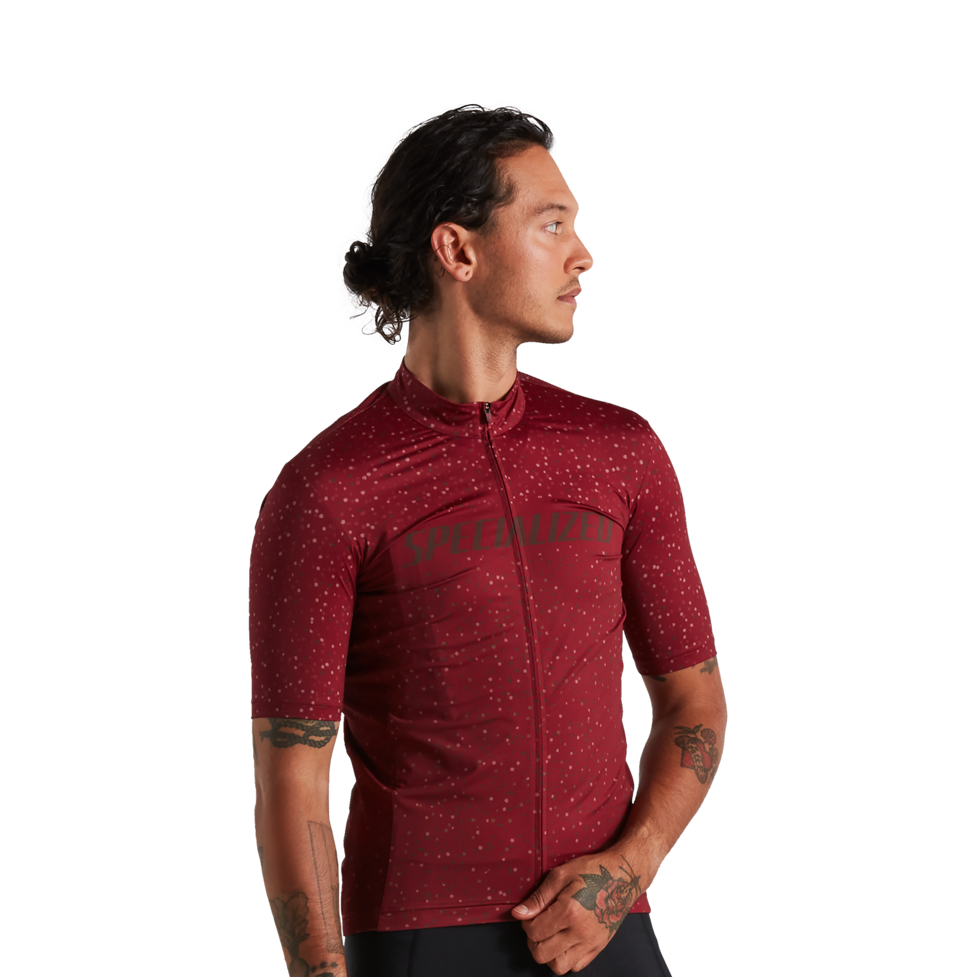 Specialized Men's RBX Logo Short Sleeve Jersey - Maroon