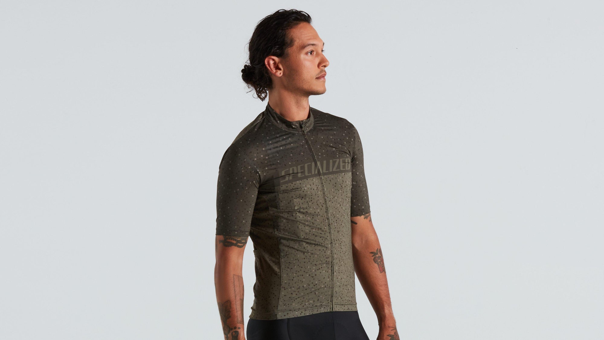 Specialized Men's RBX Logo Short Sleeve Jersey - Oak Green