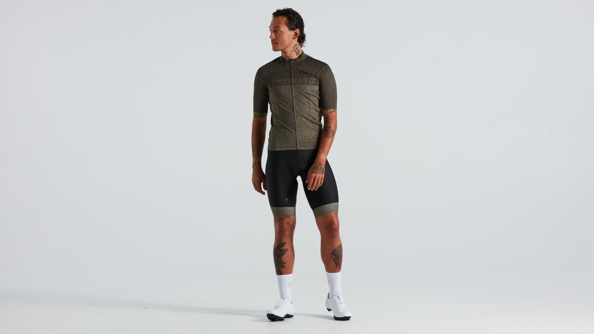 Specialized Men's RBX Logo Short Sleeve Jersey - Oak Green