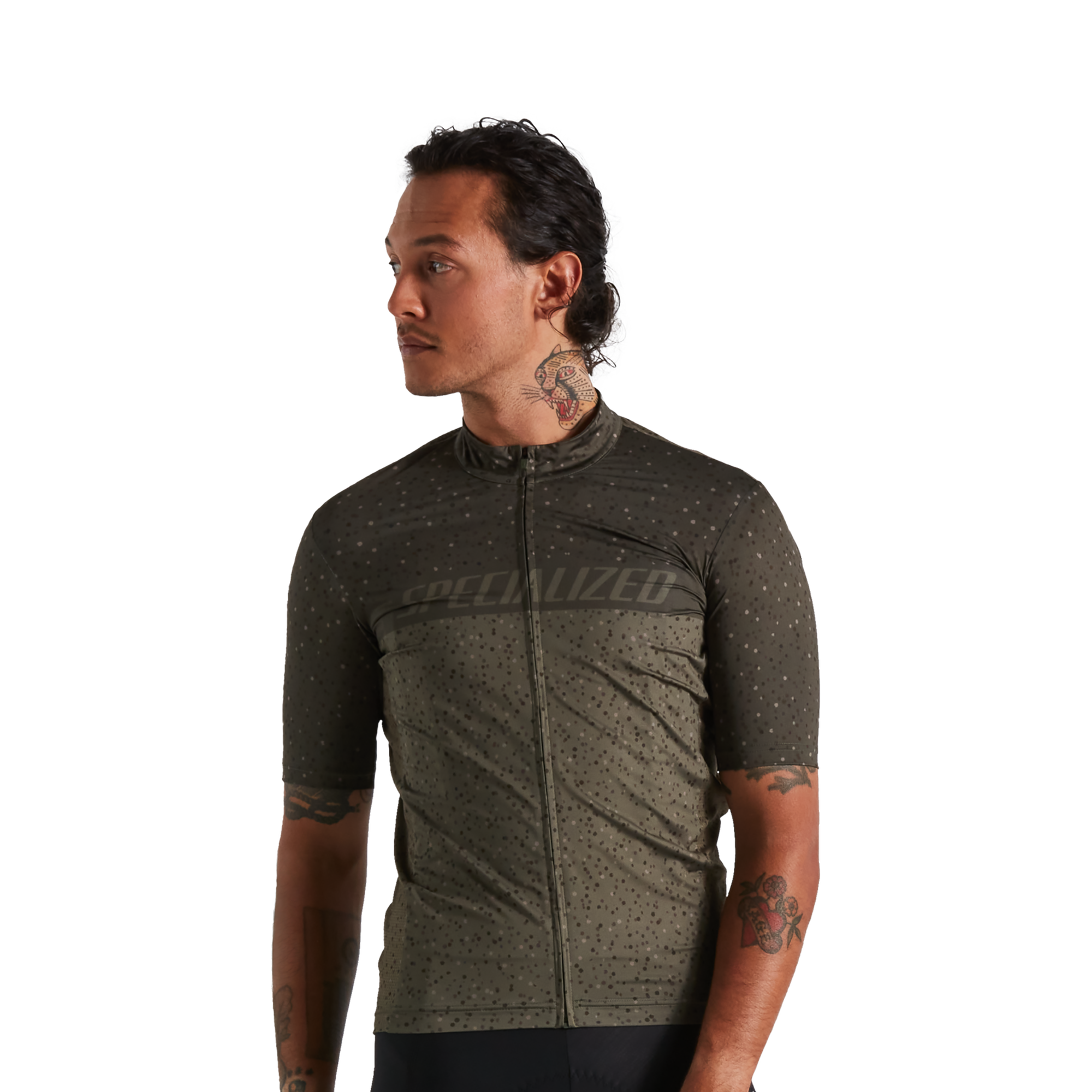 Specialized Men's RBX Logo Short Sleeve Jersey - Oak Green