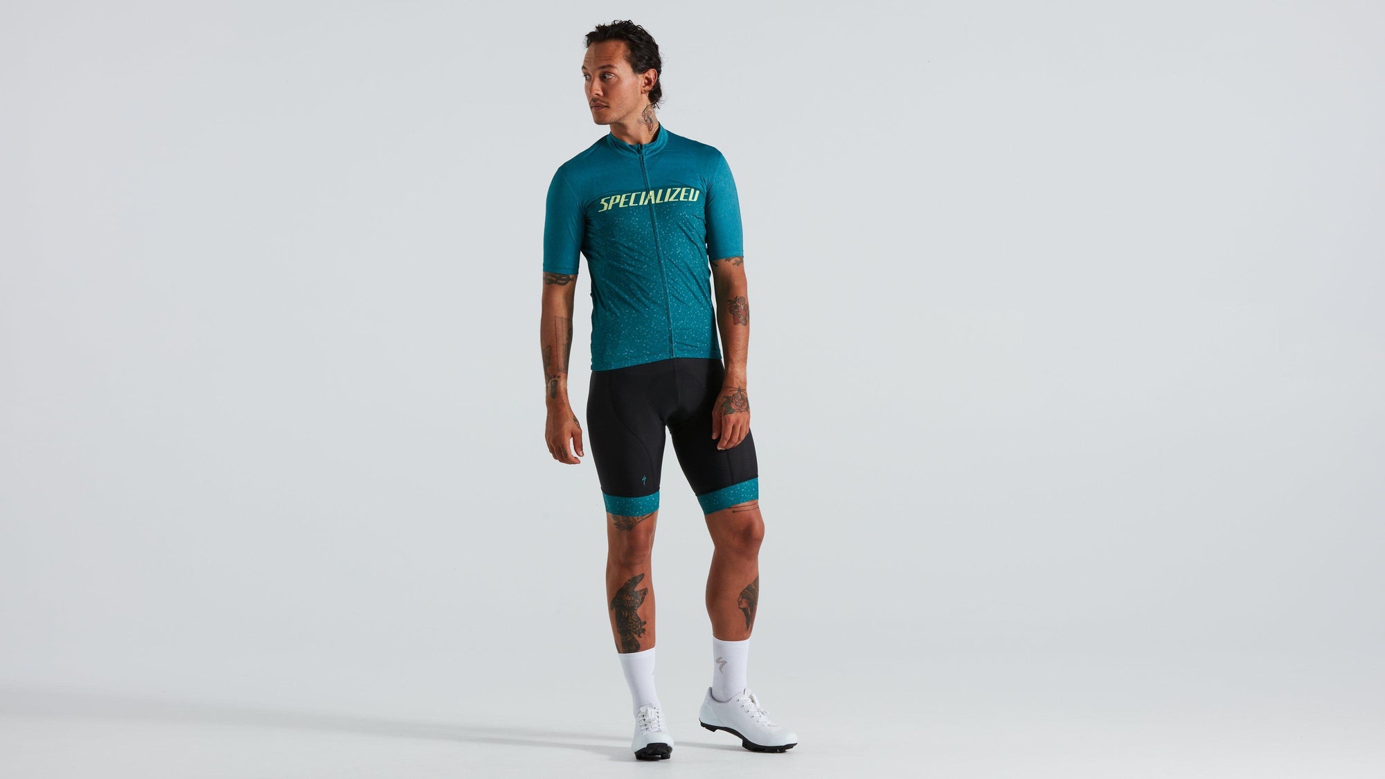 Specialized Men's RBX Logo Short Sleeve Jersey - Tropical Teal