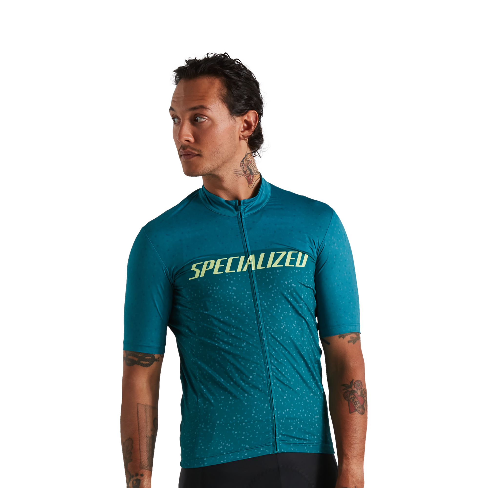 Specialized Men's RBX Logo Short Sleeve Jersey - Tropical Teal