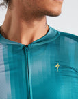 Specialized Men's SL Air Distortion Short Sleeve Jersey - Tropical Teal