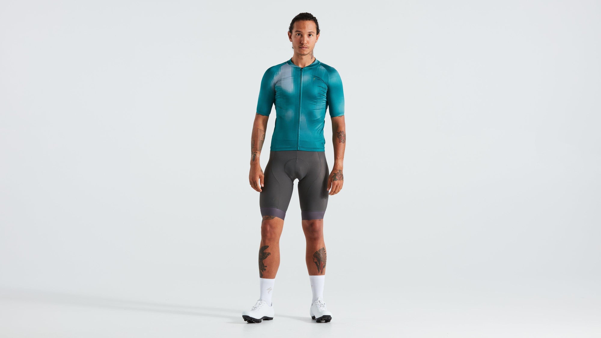 Specialized Men's SL Air Distortion Short Sleeve Jersey - Tropical Teal