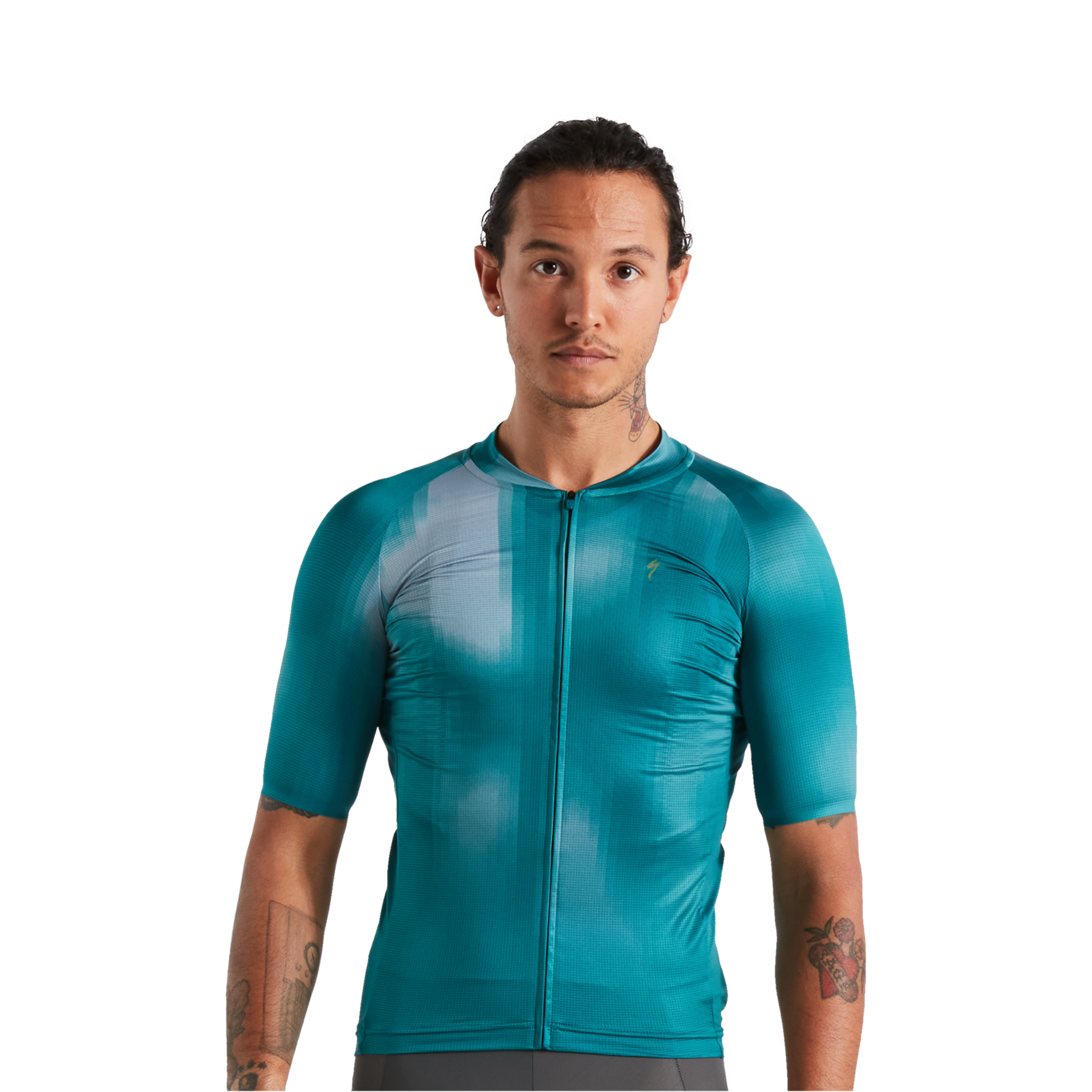 Specialized Men's SL Air Distortion Short Sleeve Jersey - Tropical Teal