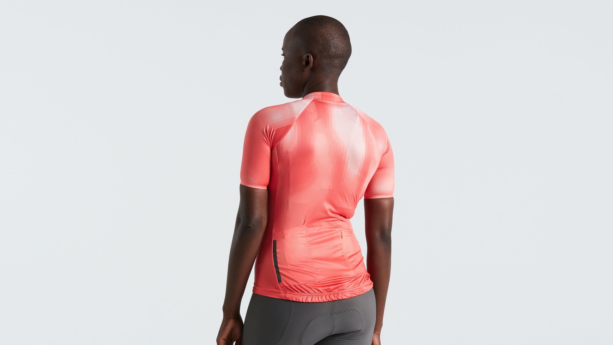 Specialized Women's SL Air Distortion Short Sleeve Jersey - Vivid Coral