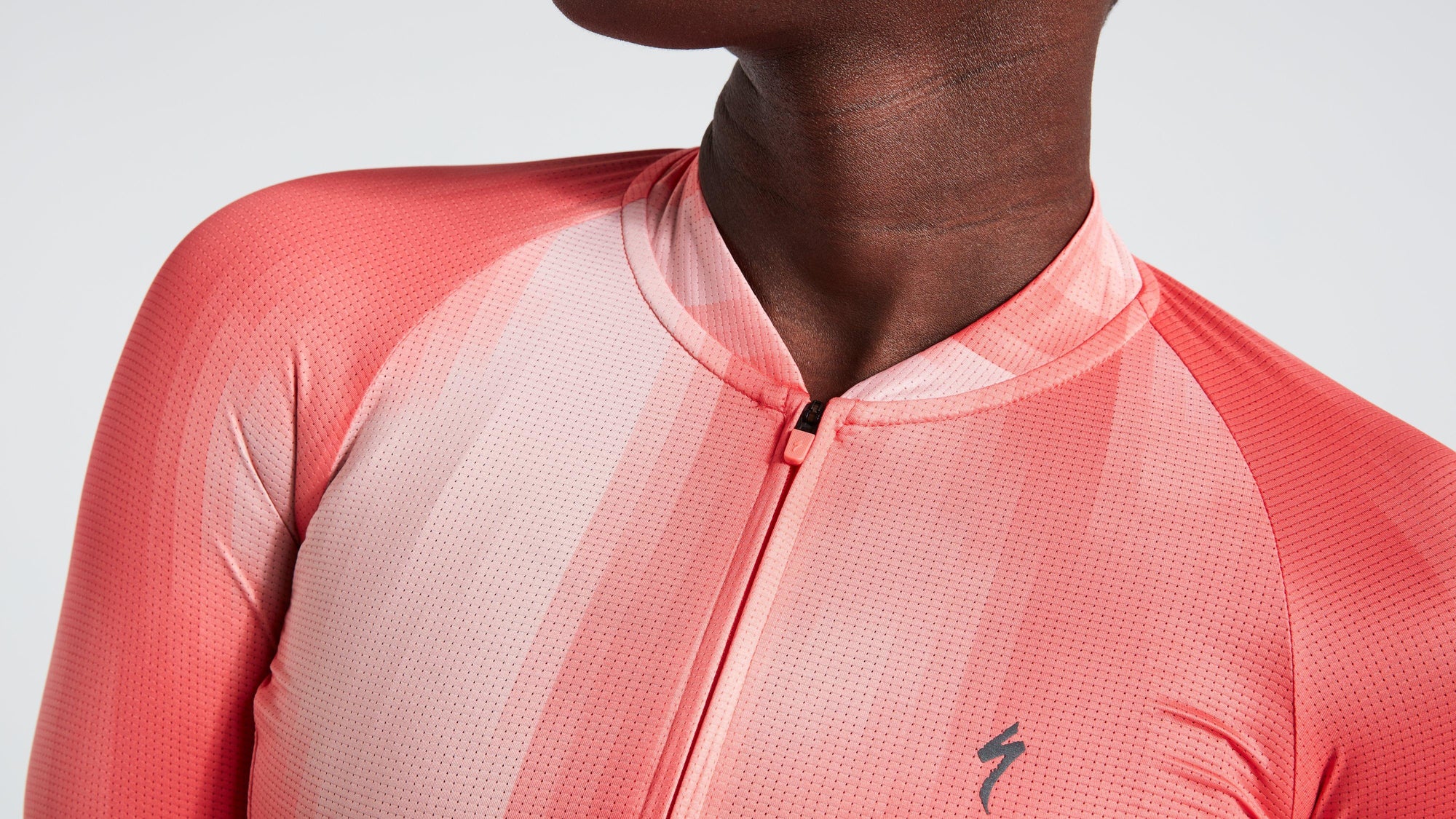 Specialized Women's SL Air Distortion Short Sleeve Jersey - Vivid Coral