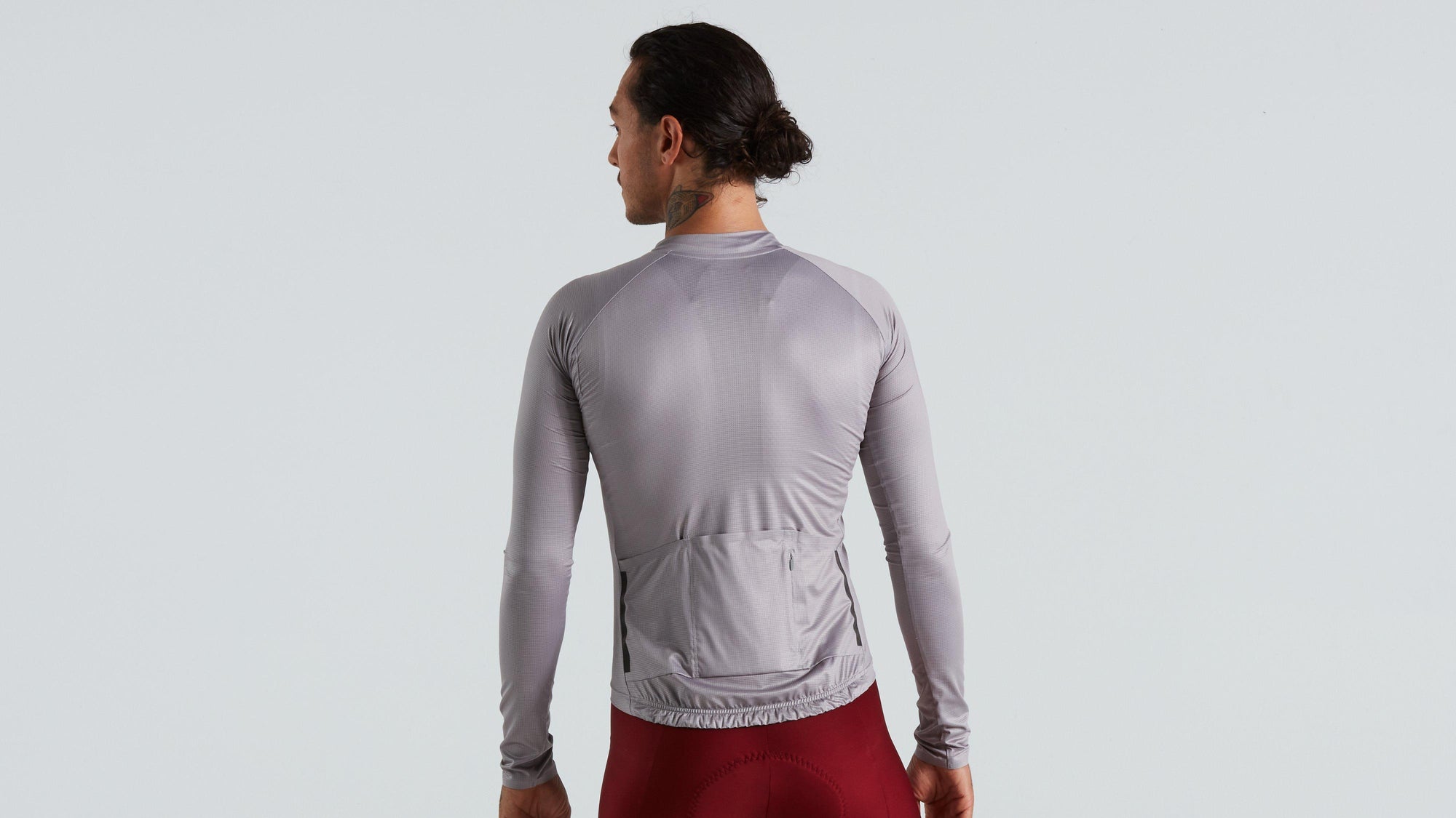 Specialized Men's SL Air Solid Long Sleeve Jersey - Silver