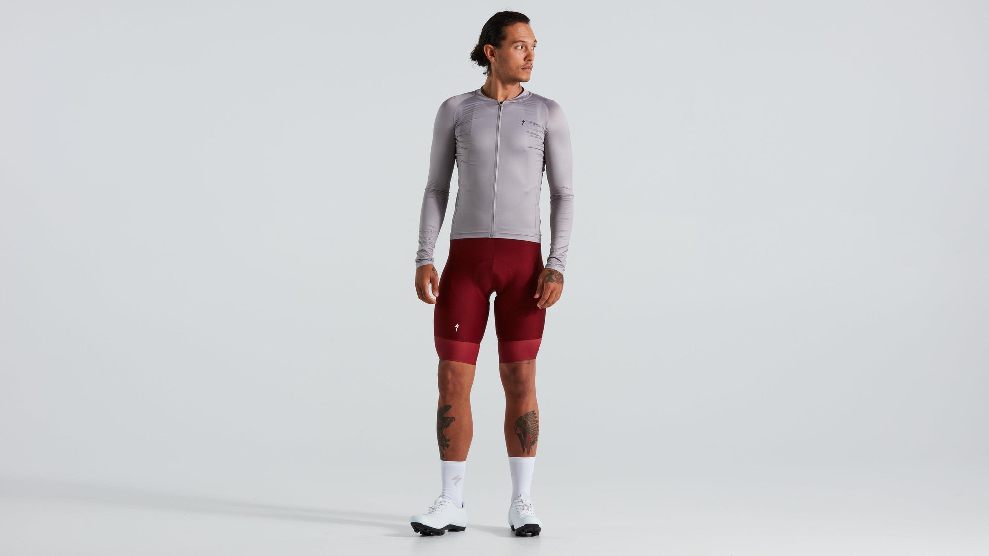 Specialized Men's SL Air Solid Long Sleeve Jersey - Silver