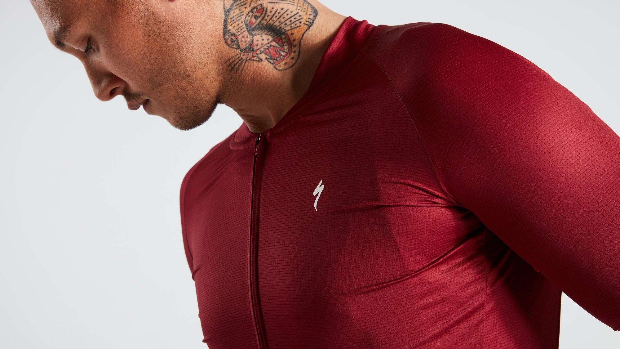 Specialized Men's SL Air Solid Short Sleeve Jersey - Maroon