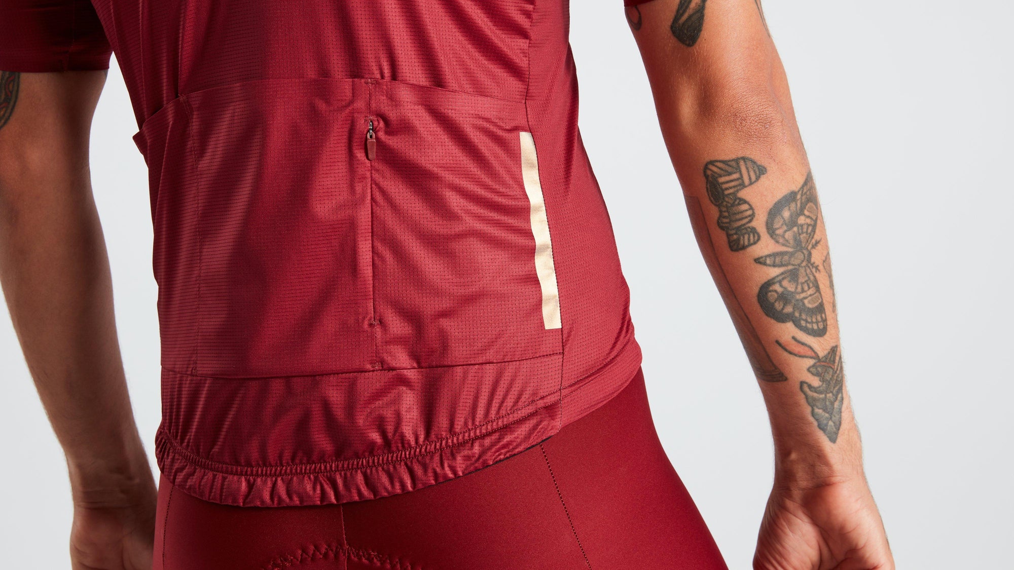 Specialized Men's SL Air Solid Short Sleeve Jersey - Maroon