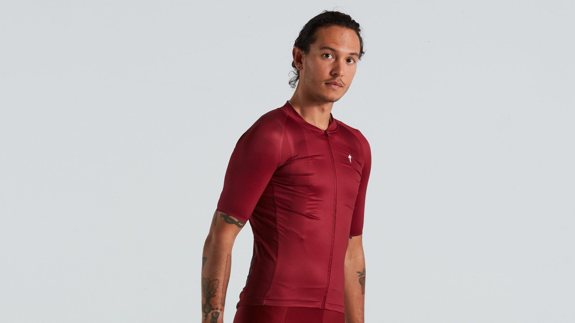 Specialized Men's SL Air Solid Short Sleeve Jersey - Maroon