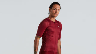 Specialized Men's SL Air Solid Short Sleeve Jersey - Maroon