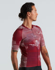 Specialized Men's SL Blur Short Sleeve Jersey - Maroon