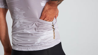Specialized Men's SL Blur Short Sleeve Jersey - Silver