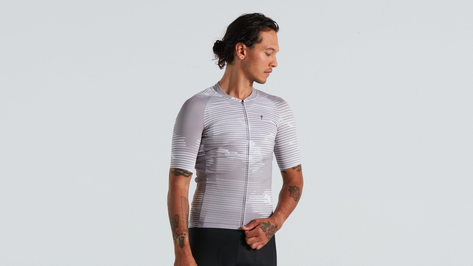 Specialized Men's SL Blur Short Sleeve Jersey - Silver