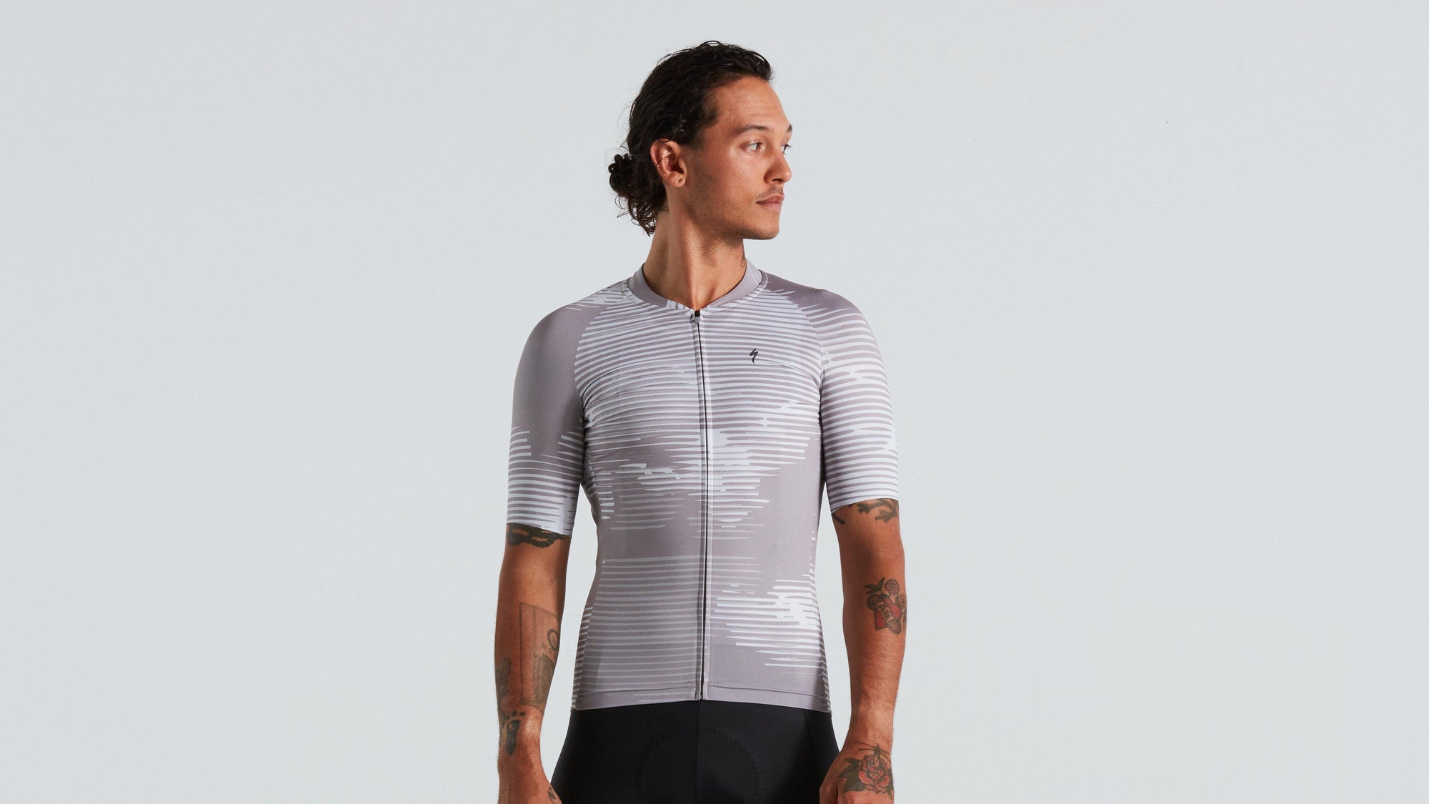 Specialized Men's SL Blur Short Sleeve Jersey - Silver