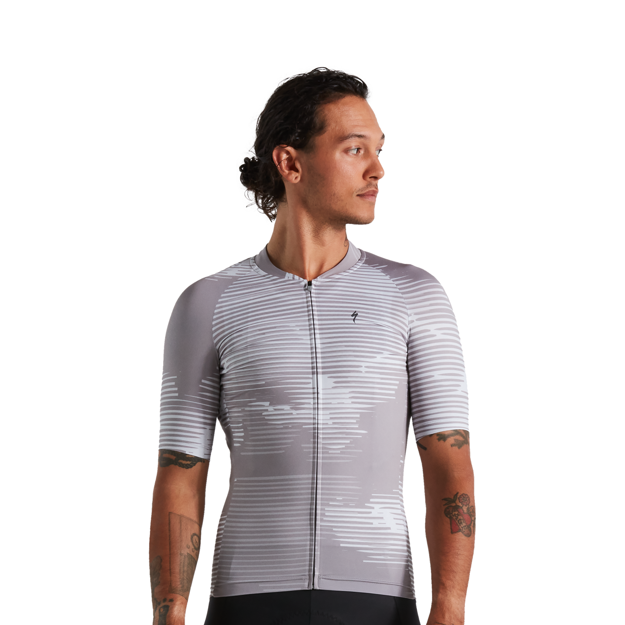 Specialized Men's SL Blur Short Sleeve Jersey - Silver