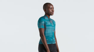 Specialized Women's SL Blur Short Sleeve Jersey - Tropical Teal