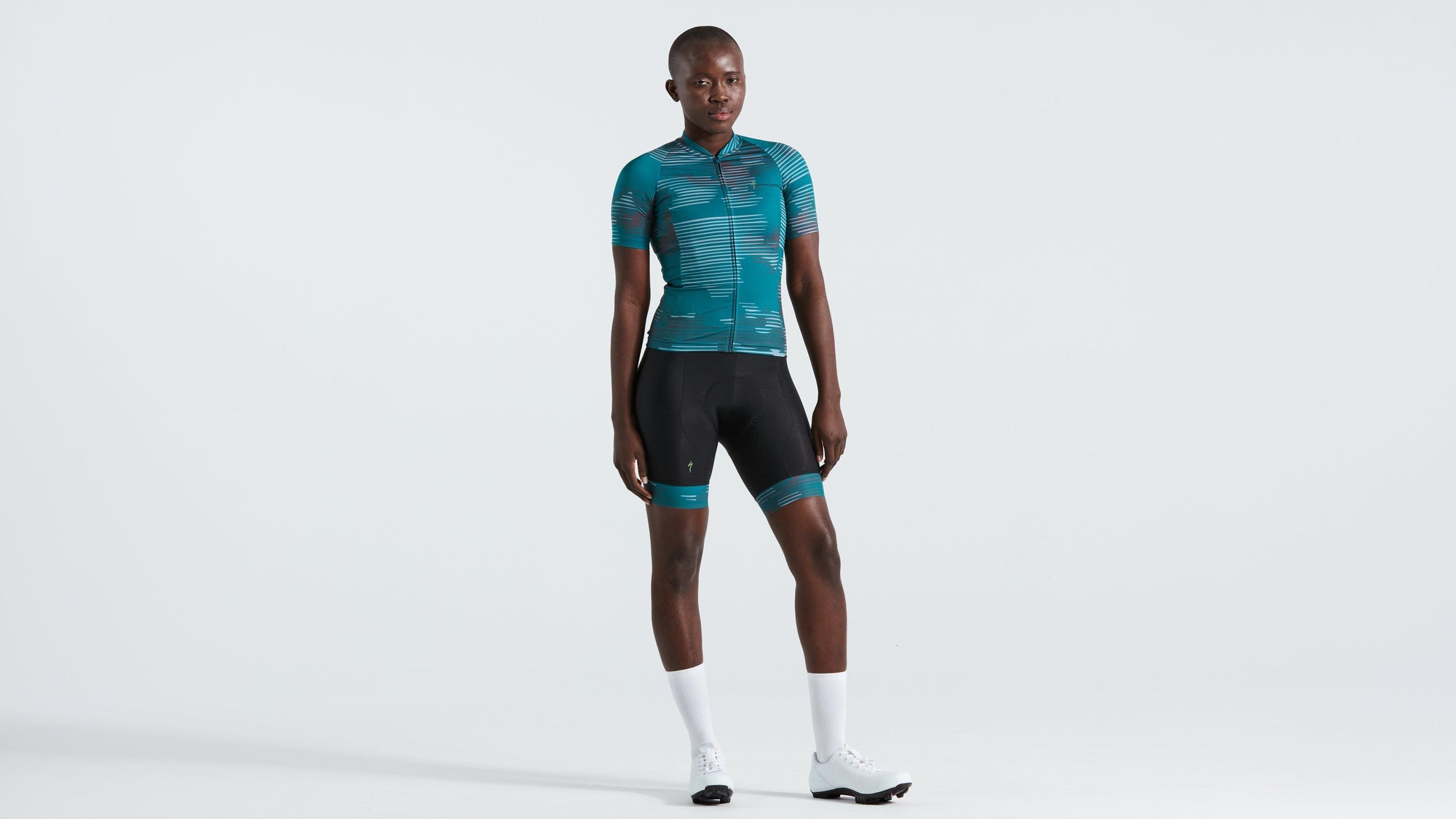 Specialized Women's SL Blur Short Sleeve Jersey - Tropical Teal